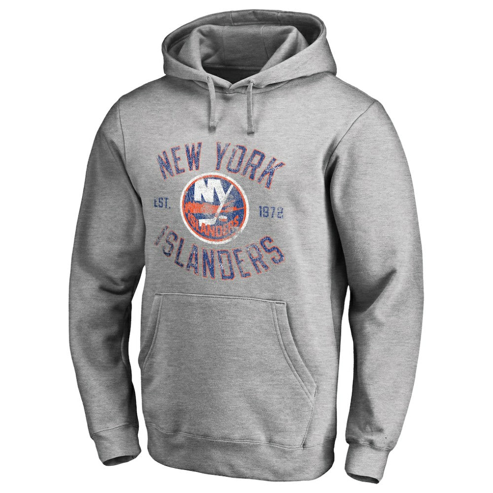New York Islanders Heritage Pullover Hoodie - Ash | US 2376420