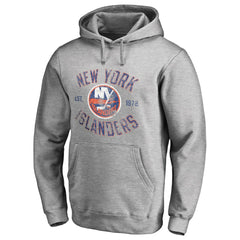 New York Islanders Heritage Pullover Hoodie - Ash | US 2376420