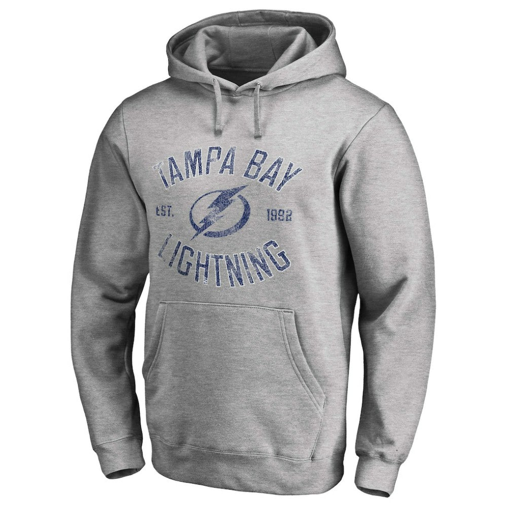 Tampa Bay Lightning Heritage Pullover Hoodie - Ash | US 2376428