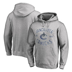 Vancouver Canucks Heritage Pullover Hoodie - Ash | US 2376430