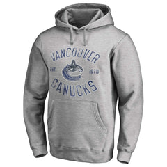 Vancouver Canucks Heritage Pullover Hoodie - Ash | US 2376430