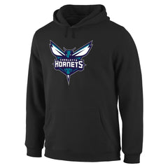 Charlotte Hornets Primary Logo Pullover Hoodie Black outlet