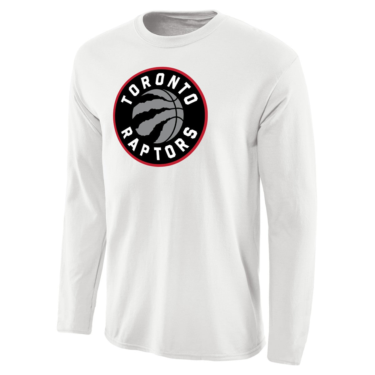 Toronto Raptors Primary Logo Long Sleeve T-Shirt White