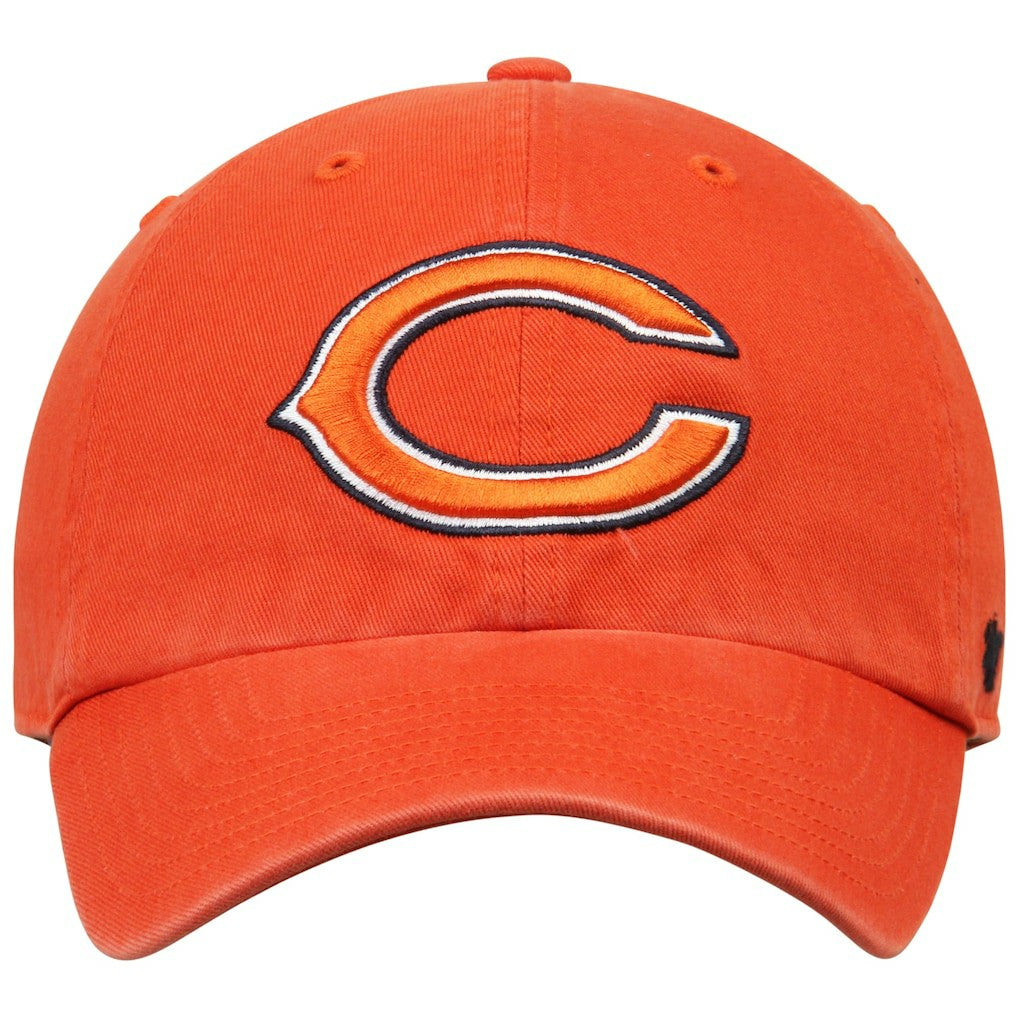 Chicago Bears '47 Clean Up Adjustable Hat - Orange Hats