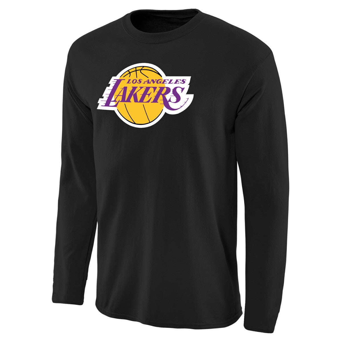 Los Angeles Lakers Primary Logo II Long Sleeve T-Shirt Black outlet