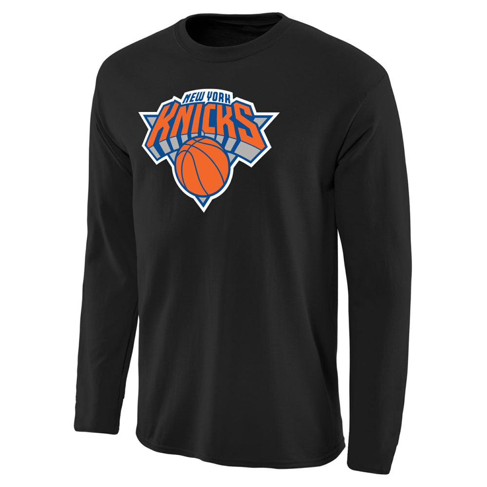 New York Knicks Primary Logo Long Sleeve T-Shirt Black