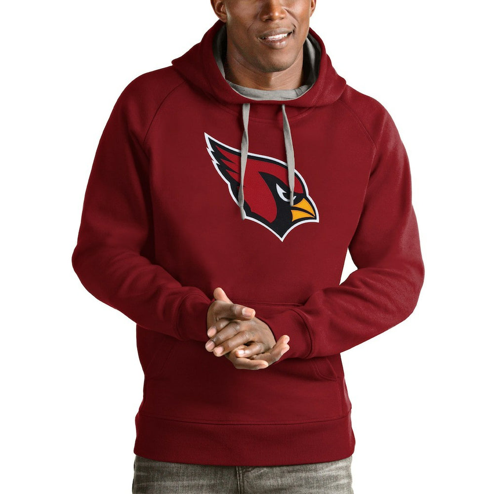 Arizona Cardinals Antigua Victory Pullover Hoodie - Cardinal Hoodies