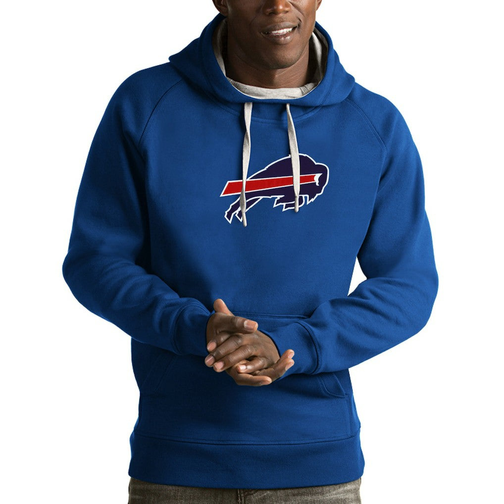Buffalo Bills Antigua Victory Pullover Hoodie - Royal Hoodies