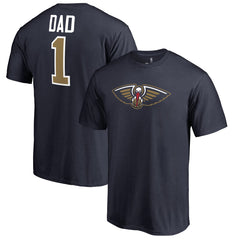 New Orleans Pelicans #1 Dad T-Shirt Navy
