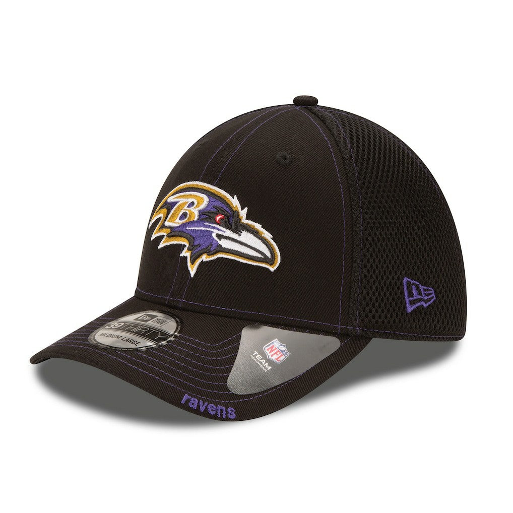 Baltimore Ravens New Era Neo 39THIRTY Flex Hat - Black - Hats