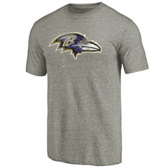 Baltimore Ravens Distressed Team T-Shirt - Ash T-shirts