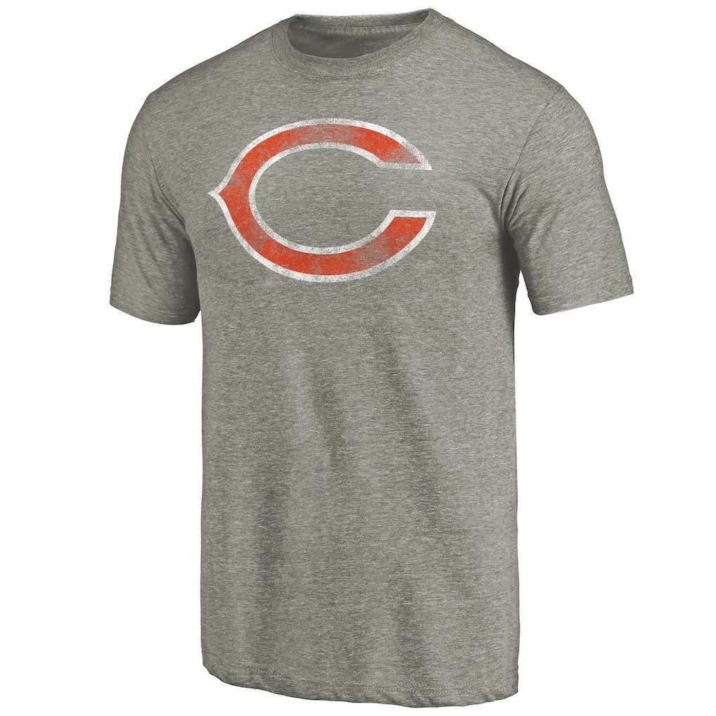 Chicago Bears Distressed Team T-Shirt - Ash T-shirts
