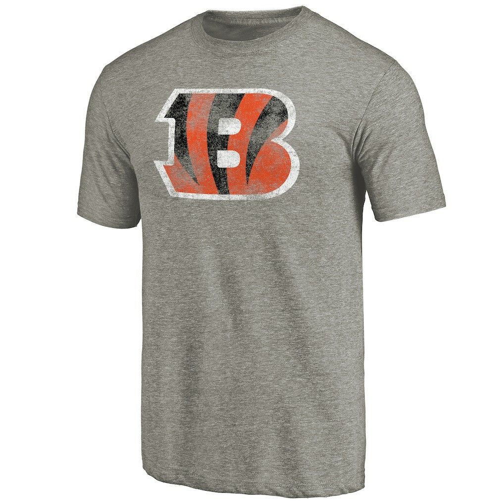 Cincinnati Bengals Distressed Team T-Shirt - Ash T-shirts