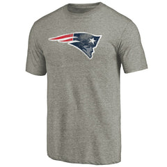 New England Patriots Distressed Team T-Shirt - Ash T-shirts