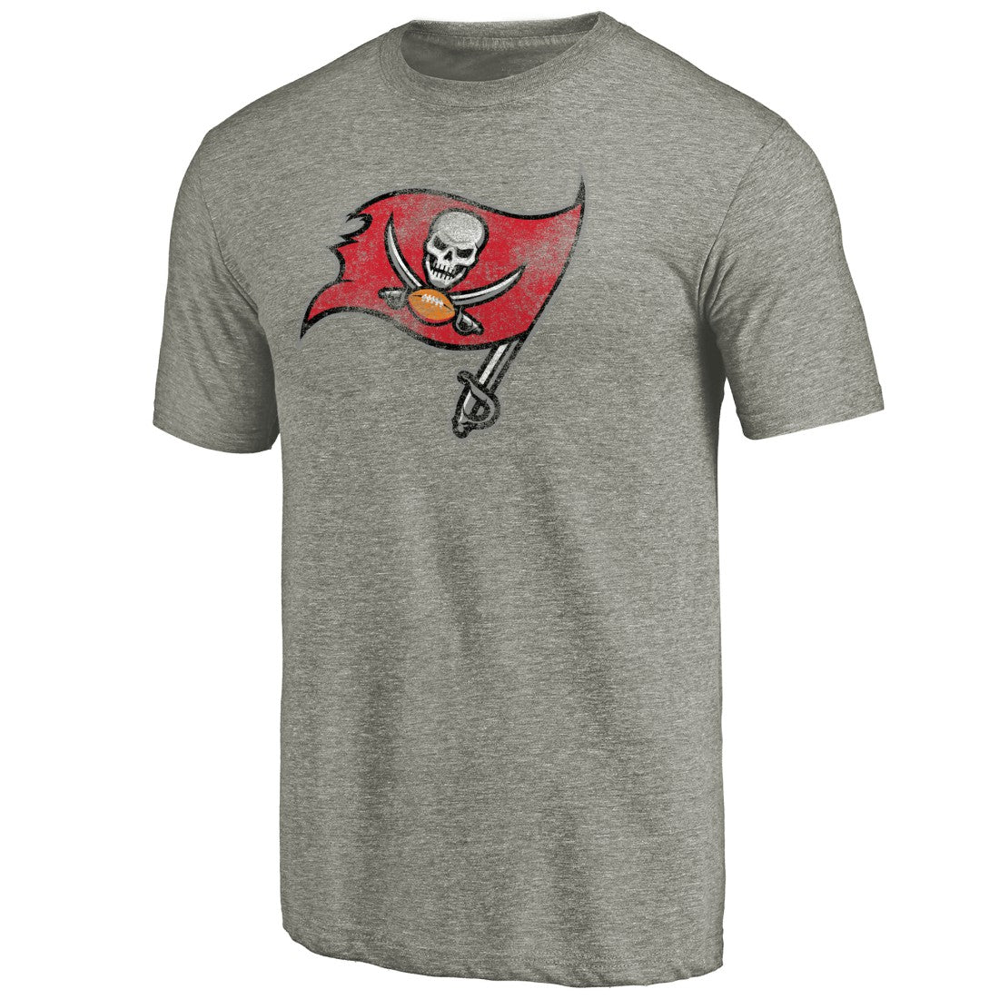 Tampa Bay Buccaneers Distressed Team T-Shirt - Ash T-shirts