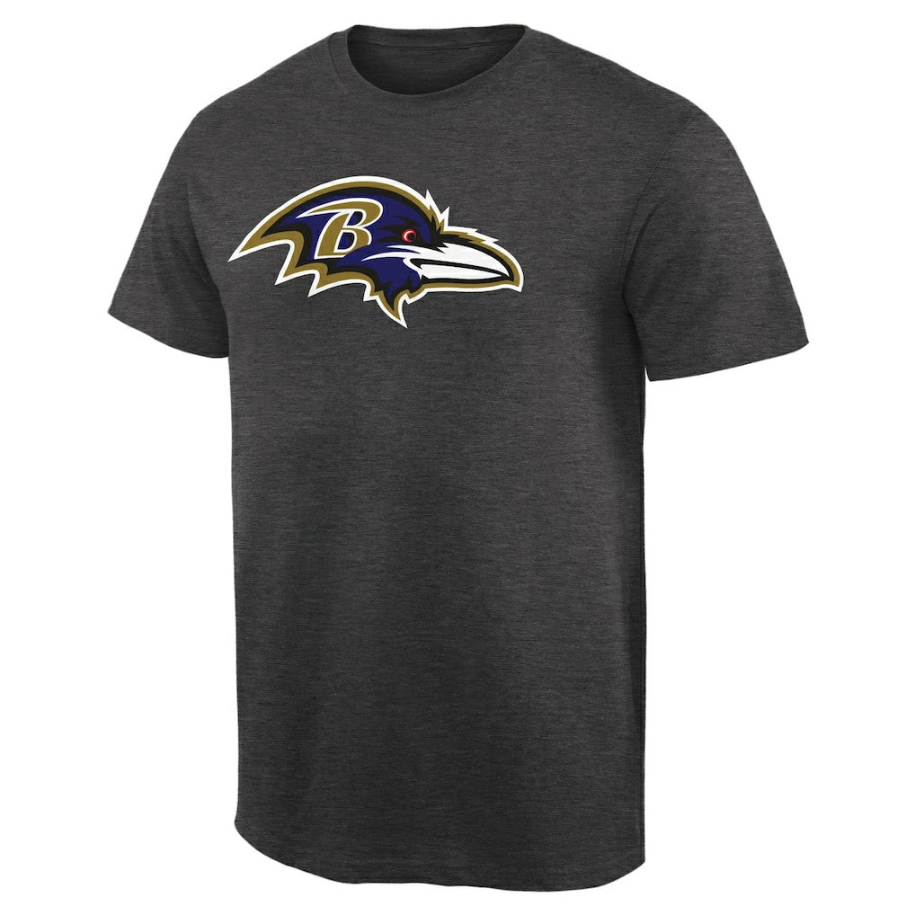 Baltimore Ravens Rally Logo T-Shirt - Heathered Gray T-shirts