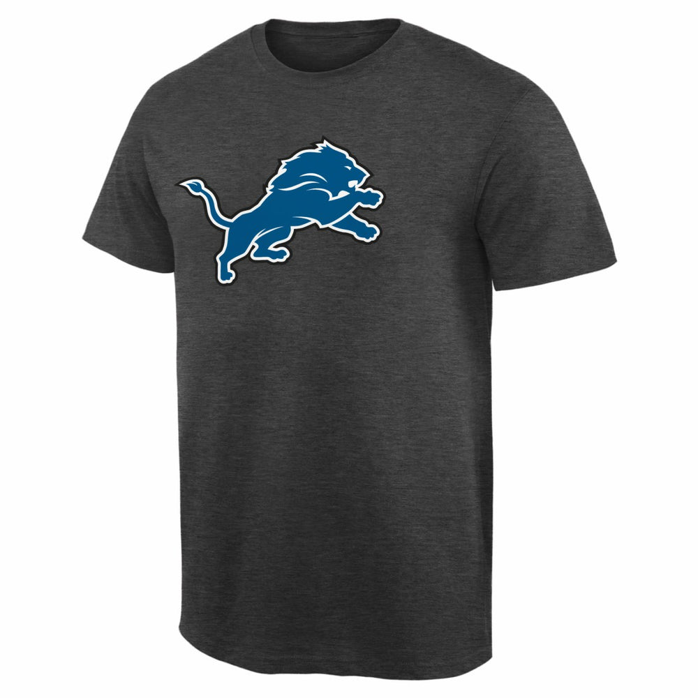 Detroit Lions Rally Logo T-Shirt - Heathered Gray T-shirts