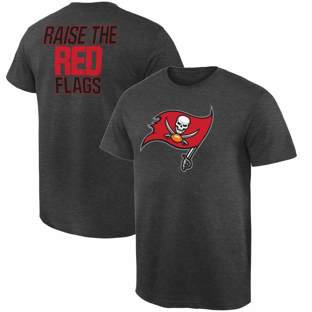 Tampa Bay Buccaneers Rally Logo T-Shirt - Heathered Gray T-shirts