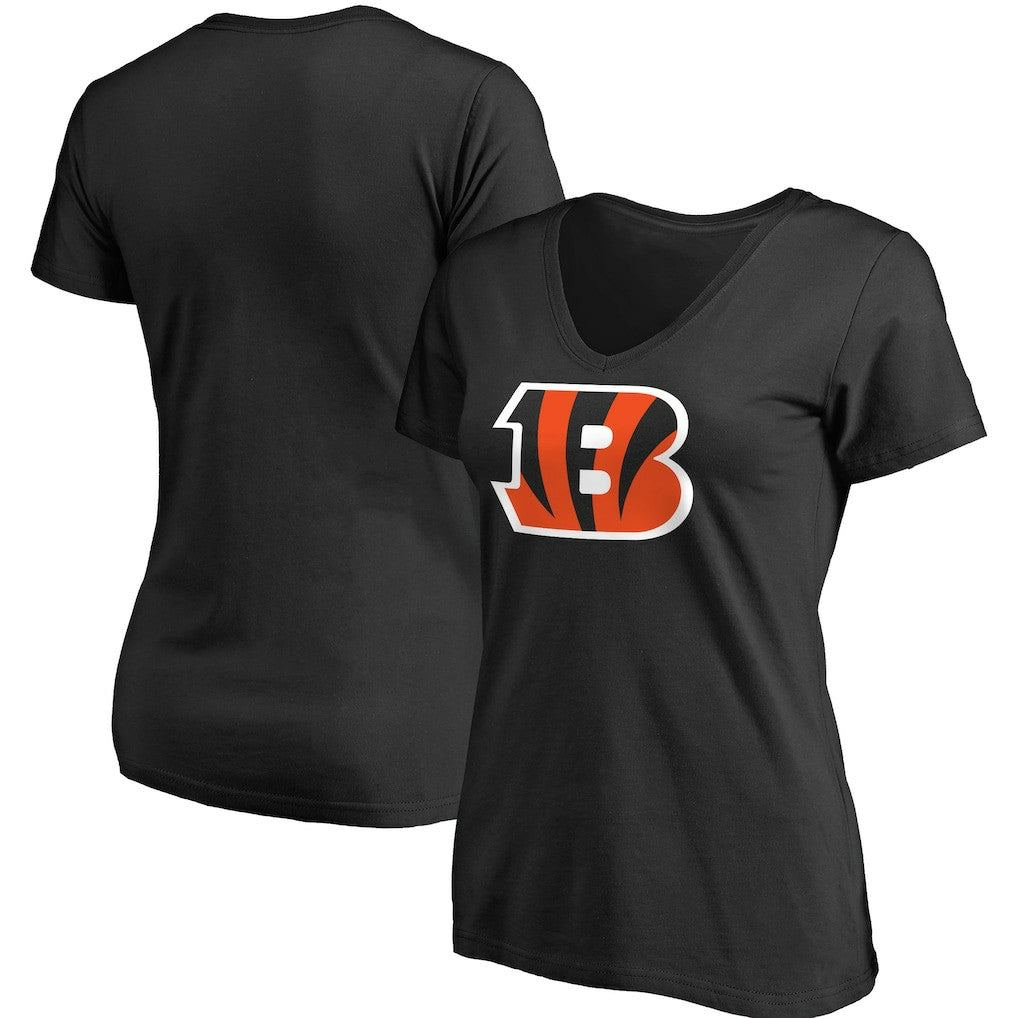 Cincinnati Bengals Women's Primary Team Logo T-Shirt - Black T-shirts