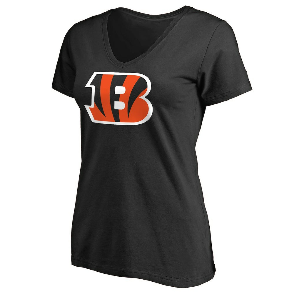 Cincinnati Bengals Women's Primary Team Logo T-Shirt - Black T-shirts