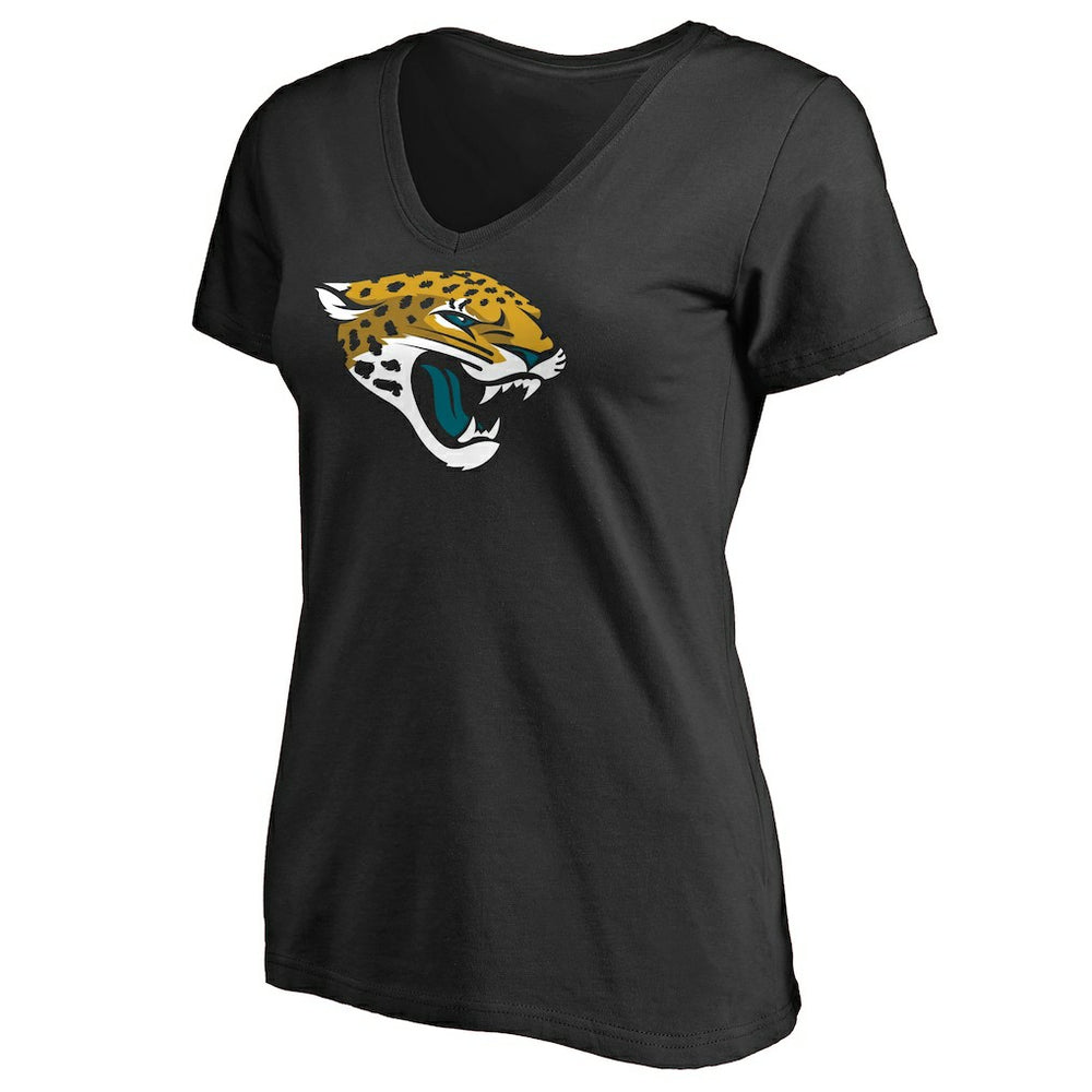 Jacksonville Jaguars Women's Primary Team Logo T-Shirt - Black T-shirts