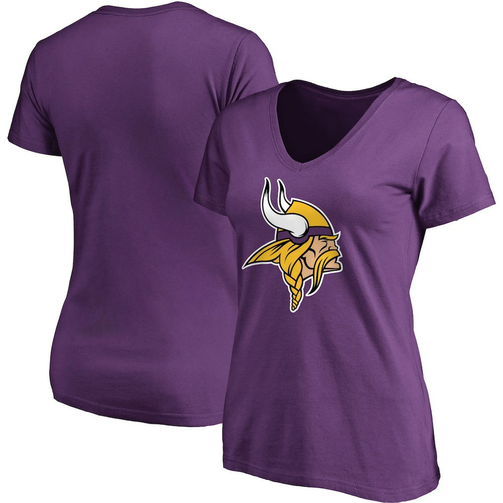 Minnesota Vikings Women's Primary Team Logo T-Shirt - Purple T-shirts