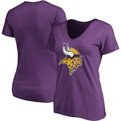 Minnesota Vikings Women's Primary Team Logo T-Shirt - Purple T-shirts