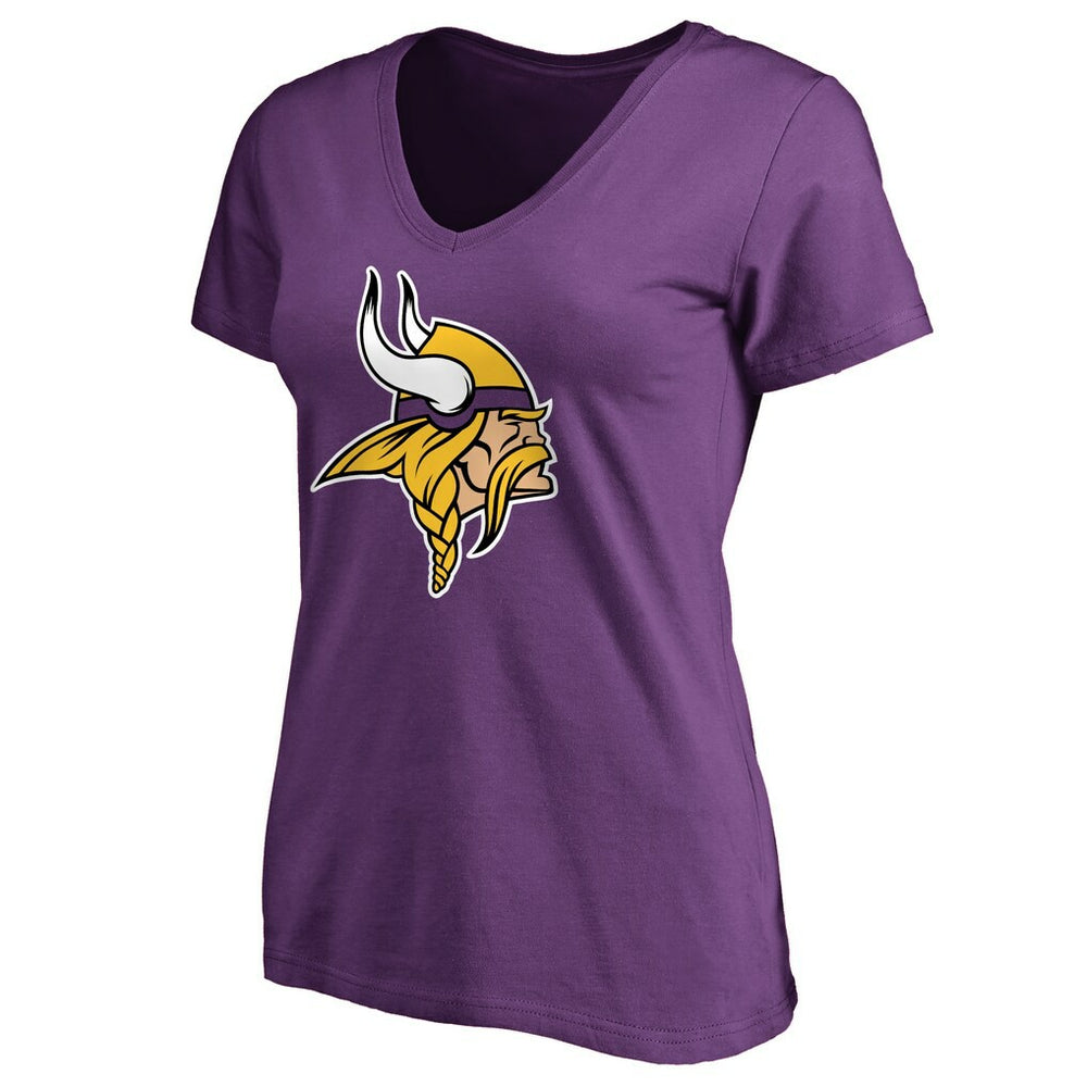 Minnesota Vikings Women's Primary Team Logo T-Shirt - Purple T-shirts