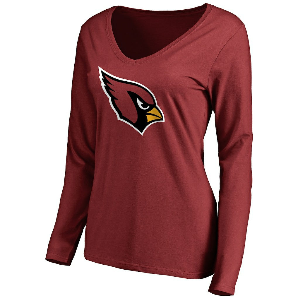 Arizona Cardinals Women's Primary Team Logo Long Sleeve T-Shirt - Cardinal T-shirts