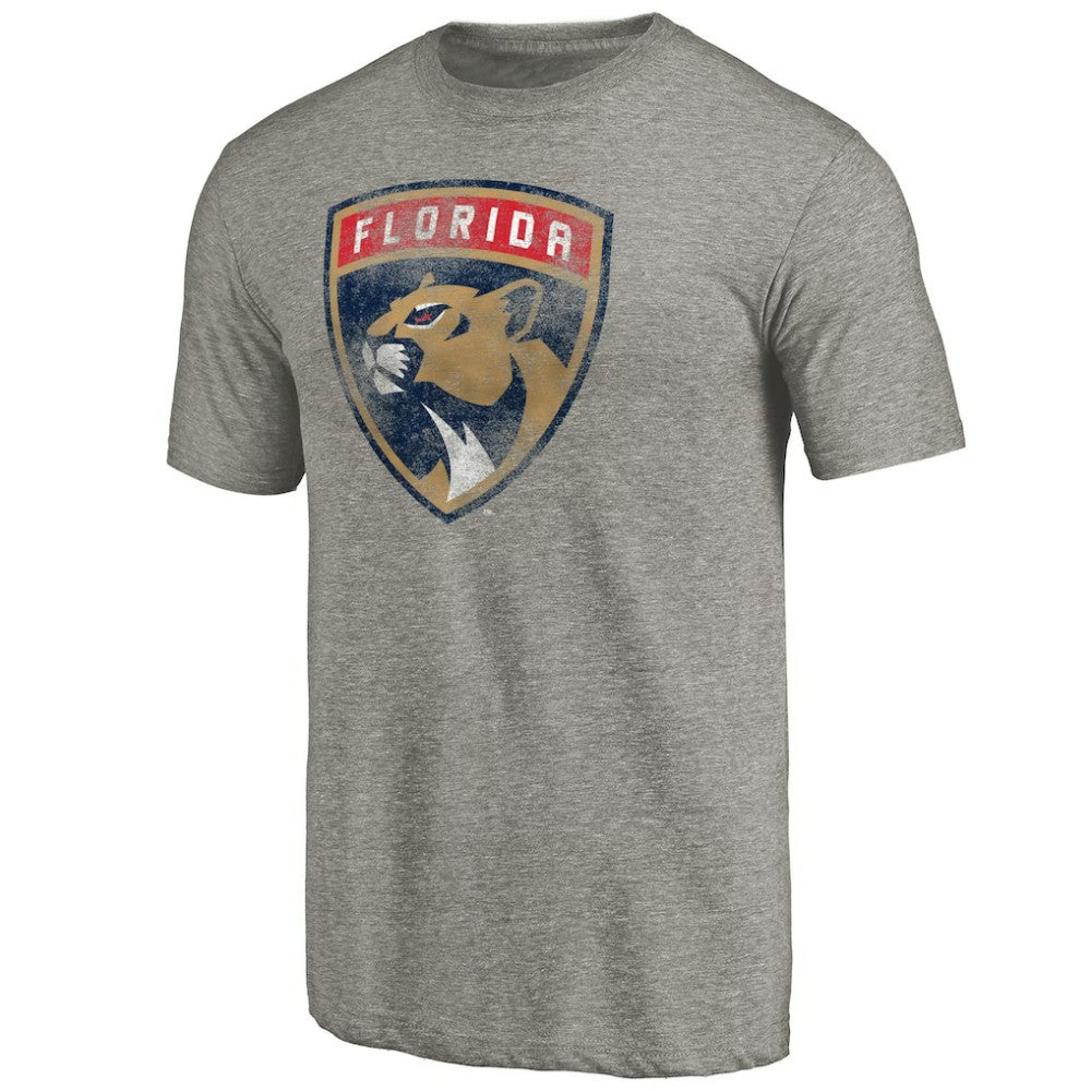 Florida Panthers New Logo Tri-Blend T-Shirt - Gray | US 2486974