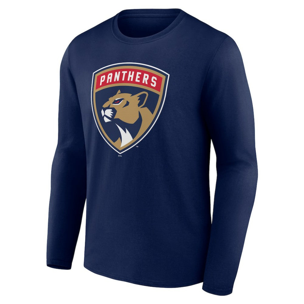 Florida Panthers New Logo Long Sleeve T-Shirt - Navy | US 2486977