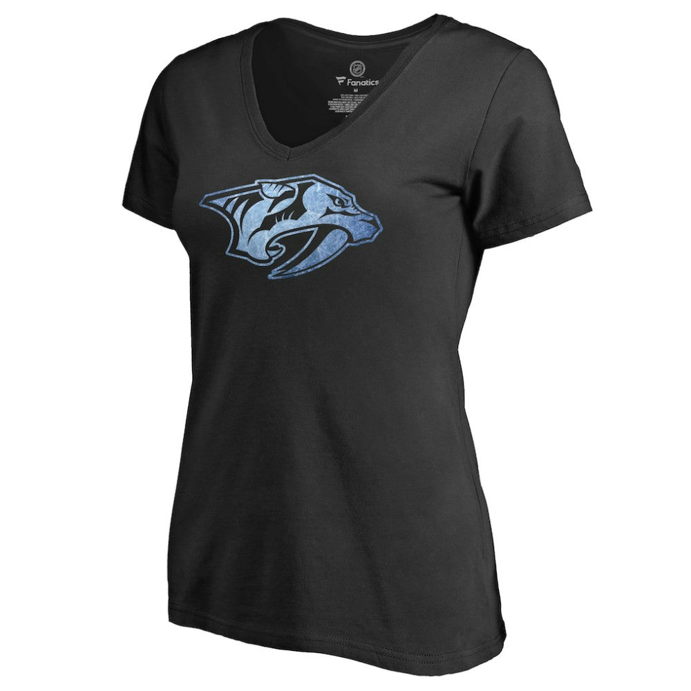 Nashville Predators Women's Pond Hockey T-Shirt - Black | US 2490561