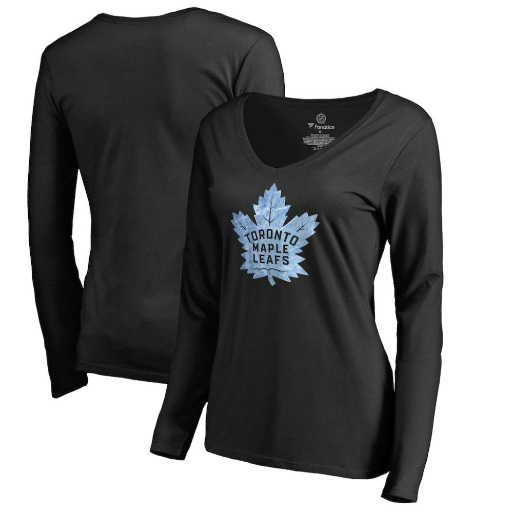 Toronto Maple Leafs Women's Pond Hockey Long Sleeve T-Shirt - Black | US 2490601