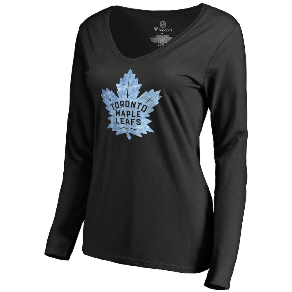 Toronto Maple Leafs Women's Pond Hockey Long Sleeve T-Shirt - Black | US 2490601