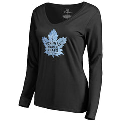 Toronto Maple Leafs Women's Pond Hockey Long Sleeve T-Shirt - Black | US 2490601