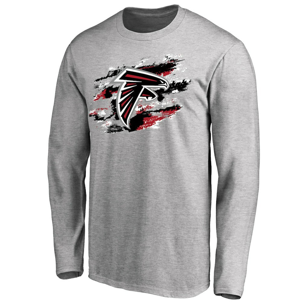 Atlanta Falcons True Colors Long Sleeve T-Shirt - Ash T-shirts
