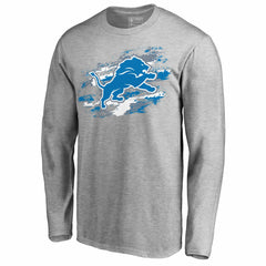Detroit Lions True Colors Long Sleeve T-Shirt - Ash T-shirts