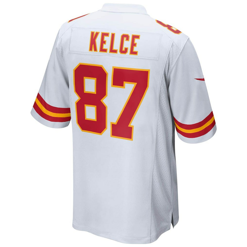 Travis Kelce Kansas City Chiefs Youth Game Jersey - White Jerseys