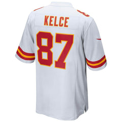 Travis Kelce Kansas City Chiefs Youth Game Jersey - White Jerseys
