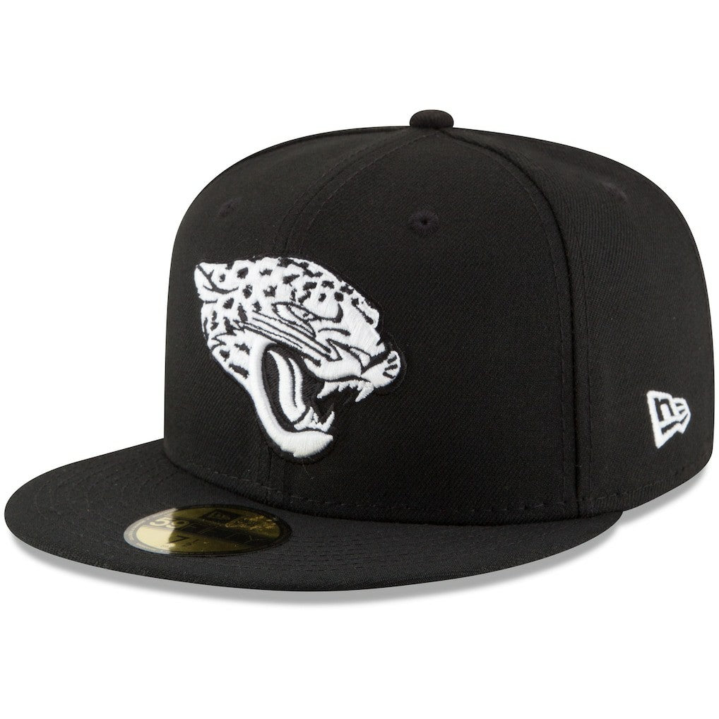 Jacksonville Jaguars New Era B-Dub 59FIFTY Fitted Hat - Black Hats