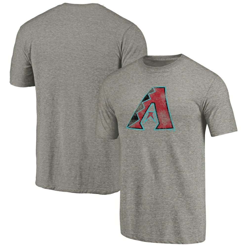 Arizona Diamondbacks Distressed Team Tri-Blend T-Shirt - Ash T-shirts