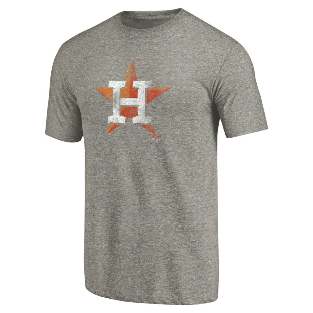 Houston Astros Distressed Team Tri-Blend T-Shirt - Ash T-shirts