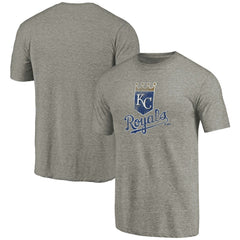 Kansas City Royals Distressed Team Tri-Blend T-Shirt - Ash T-shirts