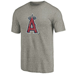 Los Angeles Angels Distressed Team Tri-Blend T-Shirt - Ash T-shirts