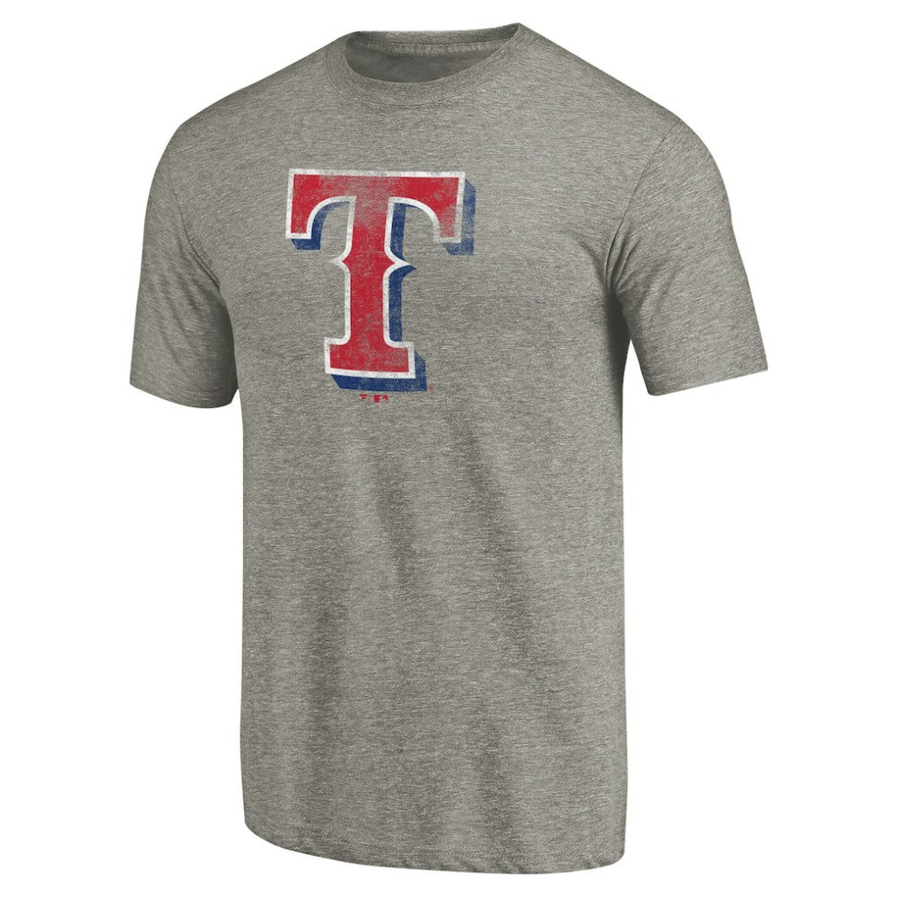 Texas Rangers Distressed Team Tri-Blend T-Shirt - Ash T-shirts