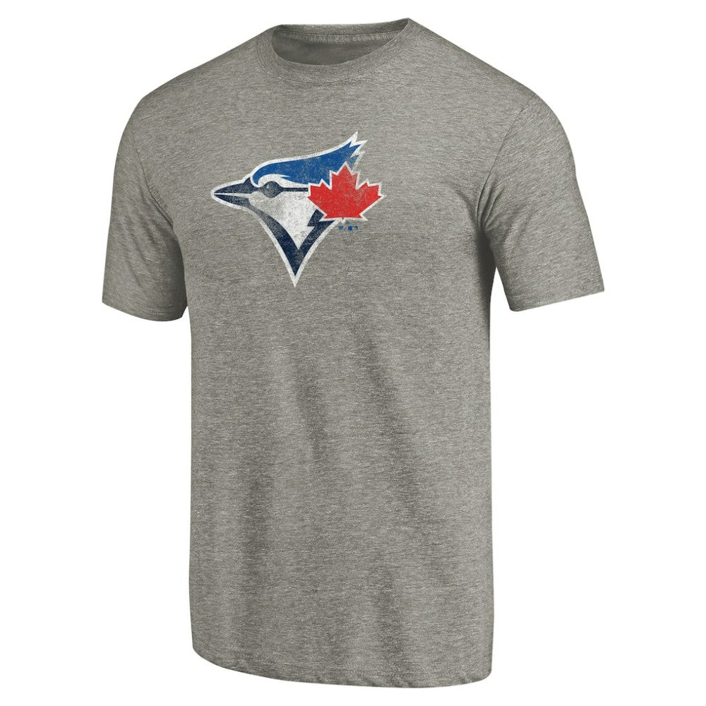 Toronto Blue Jays Distressed Team Tri-Blend T-Shirt - Ash T-shirts