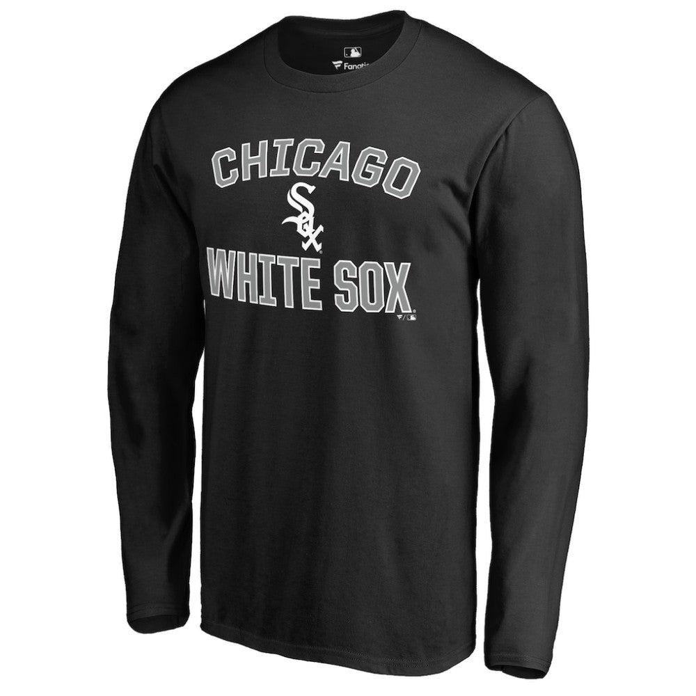 Chicago White Sox Victory Arch Long Sleeve T-Shirt - Black T-shirts