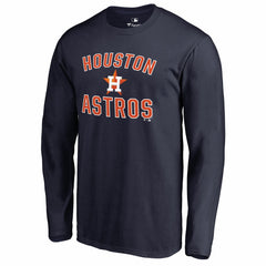 Houston Astros Victory Arch Long Sleeve T-Shirt - Navy T-shirts