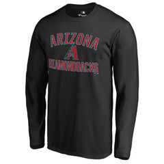 Arizona Diamondbacks Victory Arch Long Sleeve T-Shirt - Black T-shirts