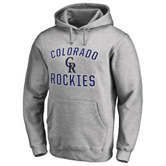 Colorado Rockies Victory Arch Pullover Hoodie - Ash Hoodies